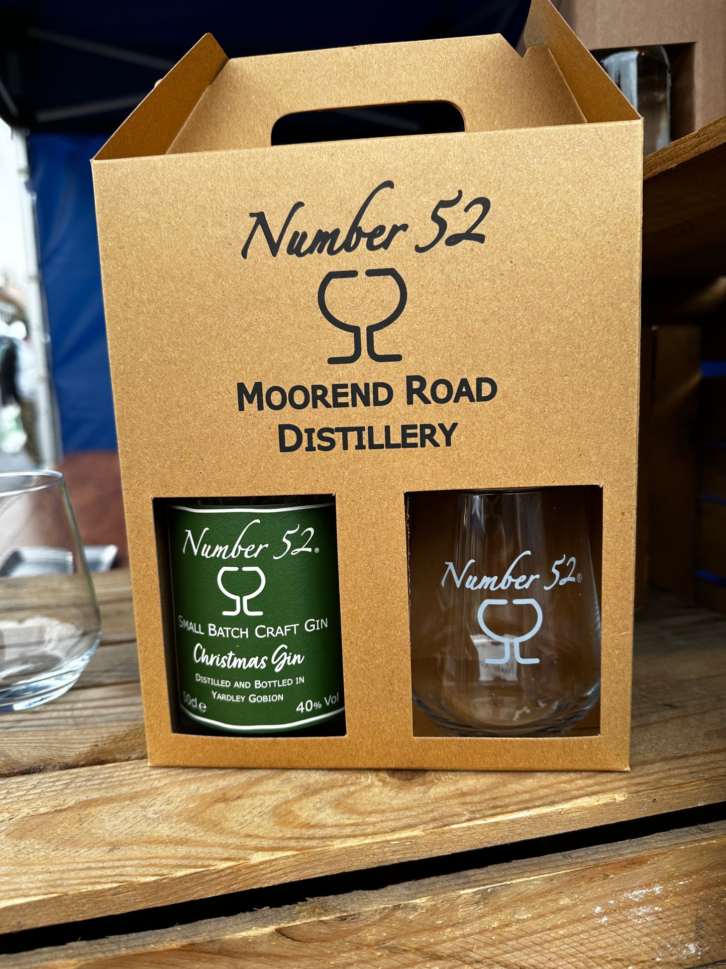 Bottle & Glass Gift Set - Christmas Gin